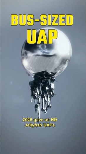 Pentagon filmed a BUS SIZED jellyfish UAP with glowing tentacles