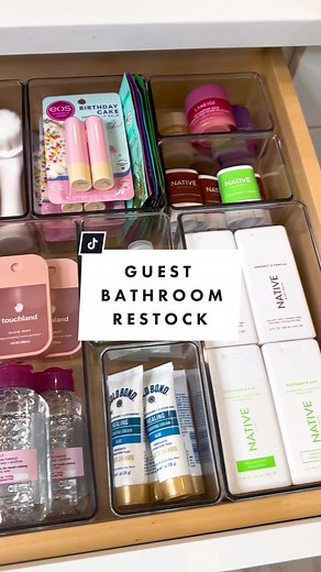 Guest Bathroom Restock ASMR Organization