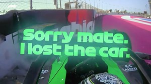 WATCH: Heavy crash for Zhou Guanyu brings out red flags during FP3 in Saudi Arabia