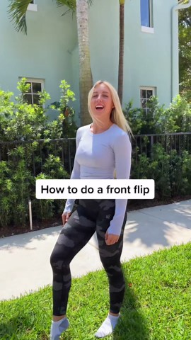 How to nail a front flip: Step-by-step gymnastics tutorial for beginners