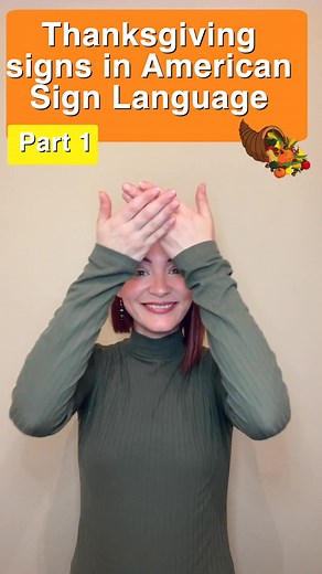 Thanksgiving signs in ASL - Part 1 🦃#americansignlanguage #learnasl #asl #thanksgiving #thanksgivingvibes #fy