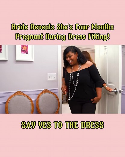 3.4K views · 45 reactions | Bride announces to her family that she will be 7 months pregnant on her big day! Once the news hits, her twin sister goes ‘in for the kill’ on how she thinks she’ll look! #SayYesToTheDress | Say Yes To The Dress American | Facebook