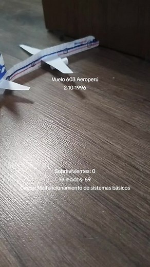 Vuelo 603 de Aeroperú: Tragedia del 2-10-1996