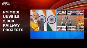 PM Modi unveils 2,000 railway projects worth Rs 41,000 crore