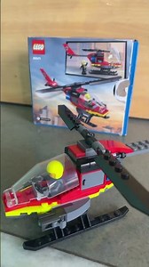 LEGO Helicopter Building Guide #lego #kidsfun #creativeplay #legobuild #funbuildingblocks