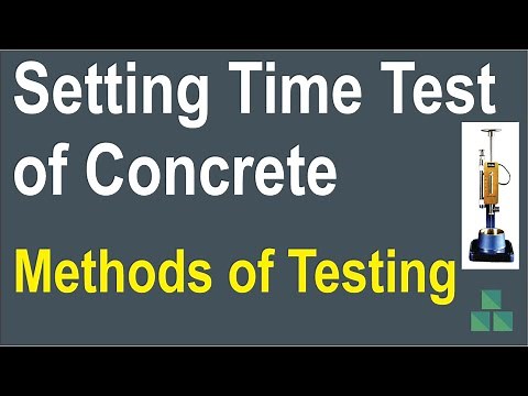 Setting Time Test of Concrete | Test Procedure for Initial and Final Setting Time | Structural Guide