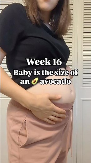 16 weeks pregnant baby development #pregnancyweekbyweek