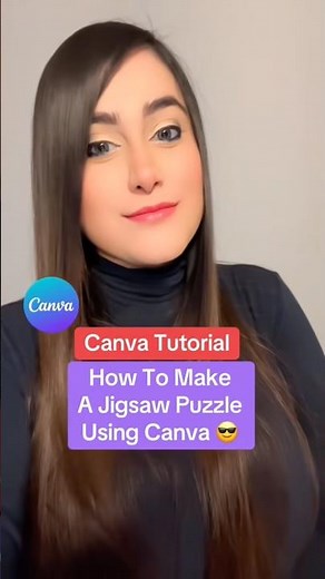 Canva Tutorial - How To Make A Jigsaw Puzzle Using Canva 😱