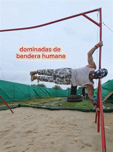 dominadas de bandera humana #viral #calistenia #workoutmotivation #entrenamiento #reto