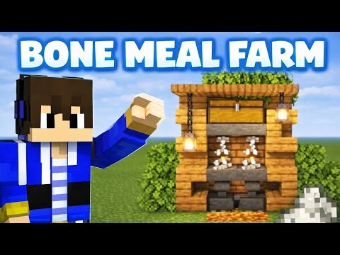 🌱 Minecraft Automatic Bone Meal Farm Tutorial (Easy & Fast). | Minecraft automatic farm. #minecraft
