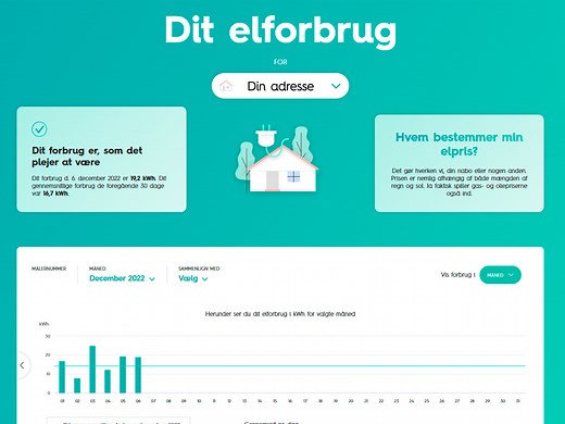 I EWIIs selvbetjening får du nemt overblik over dit energiforbrug