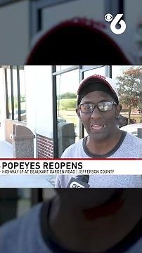 One Popeyes reopens, KFDM learns which Popeyes is next on the list