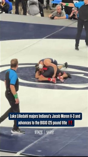 Luke Lilledahl is the first nittany lion to advance to his title match in the BIG10 championship