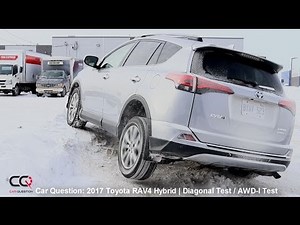 AWD-I TEST: Toyota Rav4 Hybrid | Diagonal Snow Ice Test | Complete Review: Part 6/8