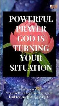 POWERFUL PRAYER | God Is Turning Your Situation Around🙏 #faith #prayer #motivation