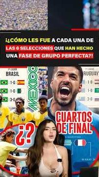 How did the 6 national teams that had a perfect group stage actually fare?!