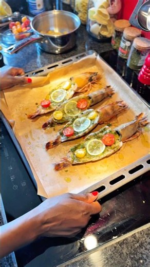 Gambas Persillade au Four