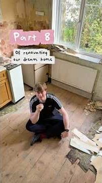 Part 8 of making our dream home and the wall is coming down! #dreamhome #renovation #homerenovation