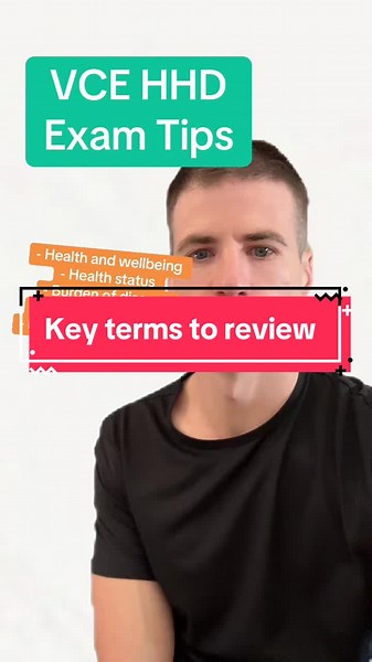 VCE HHD Exam Tips: Key Terms Review Guide