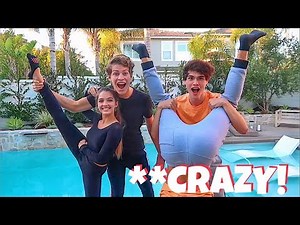 COUPLE VS. TWIN YOGA CHALLENGE!!