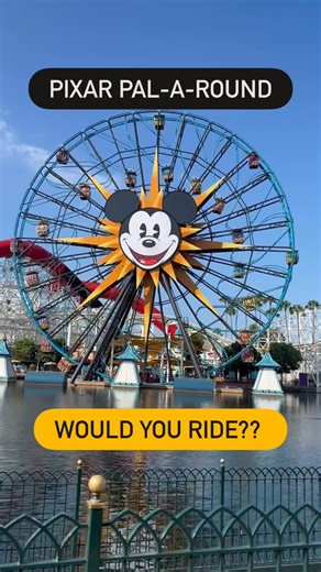 TamTravelsAdventures ✈️ Independent travel agent ✨ on Instagram: "Pixar Pal-A-Round 🎡 Located at Pixar Pier in Disney California Adventure, this giant ferris wheel stands over 150 feet tall and offers incredible views across the park. Choose your adventure: 🎢 Swinging gondolas for thrills 🎡 Non-swinging gondolas for a smooth ride Each gondola is themed to beloved Pixar characters — making it one of the most photographed rides in Disneyland Resort! #PixarPalARound #PixarPier #DisneyCaliforniaA