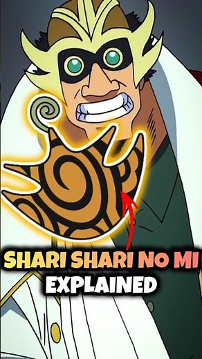 This Devil Fruit Turns You Into a Wheel 🤯 | Shari Shari No Mi Explained | One Piece