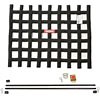 RaceQuip 725005K: Window Safety Net Kit 18" x 24" Black Ribbon Style Net Kit Includes - JEGS