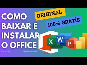 COMO BAIXAR E INSTALAR O OFFICE (LICENÇA GRÁTIS) ORIGINAL (2024)