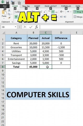Create a Budget Sheet in Excel (Easy & Simple!)
