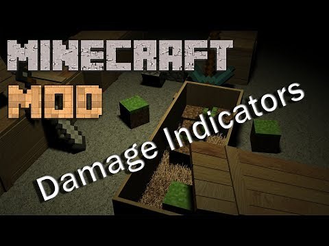 Minecraft Mods : Damage Indicators | 1.7.10 / 1.7.2 / 1.6.4