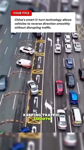 Watch How Cars U-Turn Without Causing Traffic 😮🚦