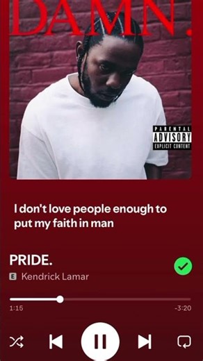pride - kendrick lamar #lyrics #kendricklamar #fyp