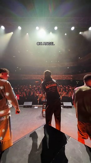 Angel, live from Londons Shepherd’s Bush Empire. 🪽😇 what an unbelievable feeling it was to hear all of you singing this back to us 🤯 we can’t believe it and we’re SO THANKFUL #Angel #December10 #boyband #London