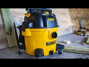 How To Use Dewalt Shop Vac - Clean Up Water, Saw Dust, And Big Messes Fast!