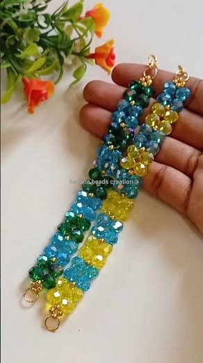 How to make beautiful handmade Crystal Beads Bracelets 😻 | Bracelets Tutorial #diy #beads #bracelet