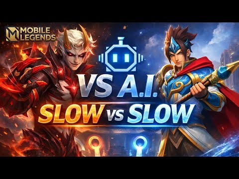 Mobile Legends 5v5 Custom Match 🔥 Slow vs Slow Mode Gameplay | Epic Battle MLBB