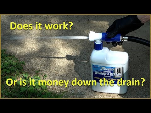 30 Second Spray Window Cleaner or Hype?