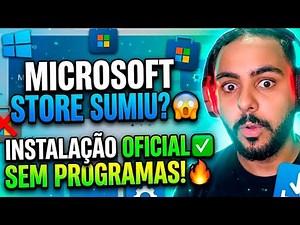 ✅ Como Instalar a Microsoft Store Oficial ATUALIZADO 🔥 Sem Programas – Windows 11, 10