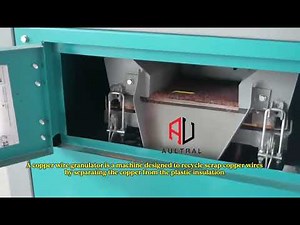 Copper Wire Granulator Machine for Cable Recycling and Copper Separation