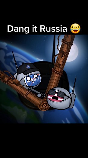 Why's Russia always creepin? #spacex #nasa #space #mrspherical #countryballsmeme #memestiktok #memes #spacememe #americameme