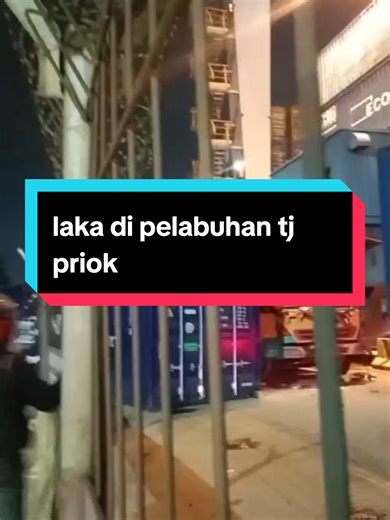 Kejadian Kontener Tersenggol di Tanjung Priok