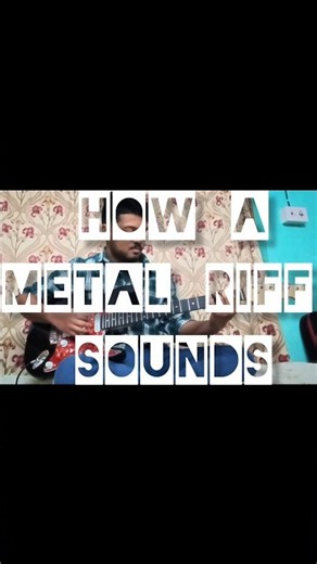This is how a METAL RIFF sounds. 🎸🎸🔥🔥 #guitar #solo #music #rock ‪@mr.acoustician‬ ‪@metallica‬