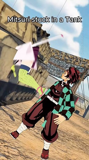 Disco Rabbit VR on Instagram: "Mitsuri Stuck in a Tank: 🍑 Tanjiro 👀 #demonslayer #mitsuri #tanjiro #iguro #vrchat"