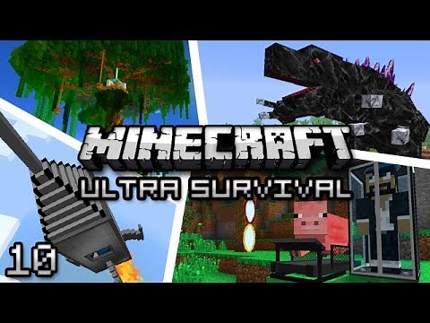 Minecraft: Ultra Modded Survival Ep. 10 - TREE CLIMBER!