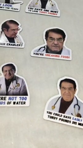 Pack of 12 Dr. Now Funny Fridge Magnets – Refrigerator Magnets Set | Hilarious Quotes, Strong Decorative Kitchen Magnets for Adults, Locker & Office, Dr Nowzaradan Book