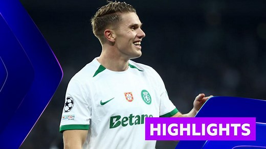 Champions League highlights: Sturm Graz 0-2 Sporting Lisbon