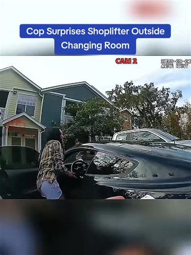 Cop Surprises Shoplifter Outside Changing Room | Police 👮🚓🚨 #police #cops #bodycam #us #fyp | Echo Flow