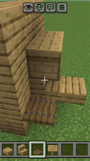 Furniture Build Hack #1 | Minecraft PE #shorts #shortsfeed #minecraft #shortvideo