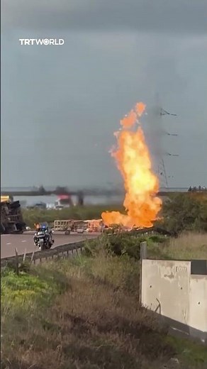 Truck carrying gas cylinders overturns, triggers explosions in Morocco