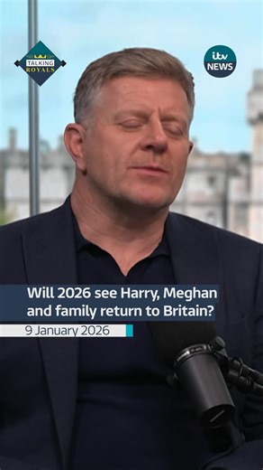 ITV News on Instagram: "Could 2026 be the year we see Prince Harry, Meghan, and the children make their return to Britain? We may be soon to find out whether Harry will regain his publicly funded security.... Our panel discuss the topic in the latest episode of Talking Royals, available now on YouTube, ITVX or wherever you get your podcasts. #itvnews"